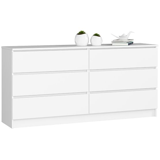 KOMODA K160 6SZ CLP PK BIELA