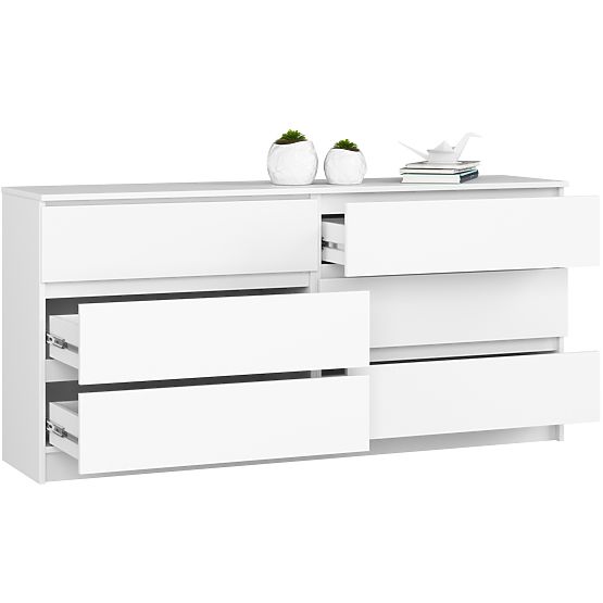 KOMODA K160 6SZ CLP PK BIELA