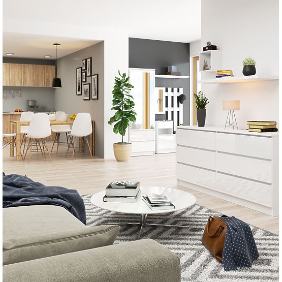 KOMODA K160 6SZ CLP PK BIELY LESK