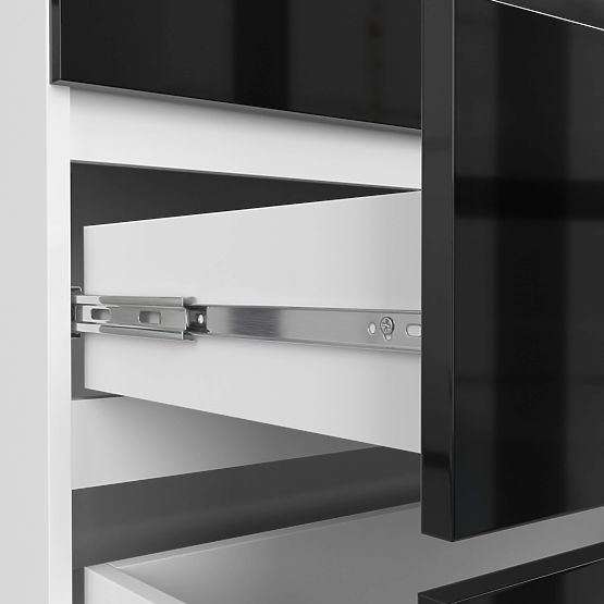 KOMODA K160 6SZ CLP PK ČIERNY LESK