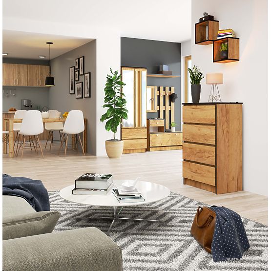 KOMODA K60 4SZ CLP PK DUB CRAFT