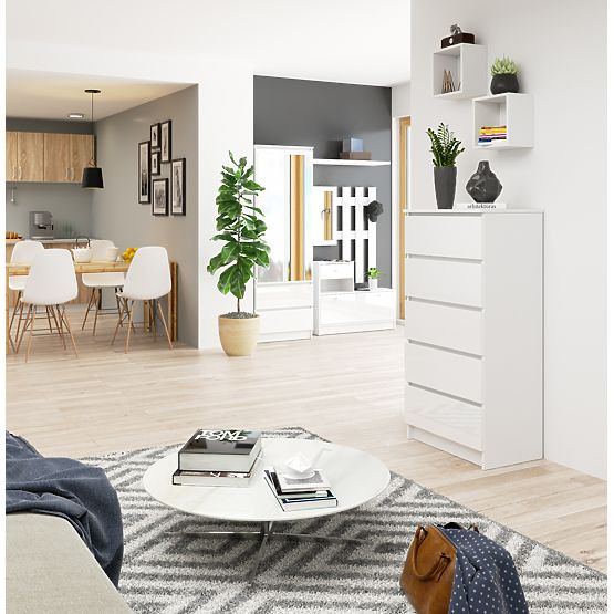 KOMODA K60 5SZ CLP PK BIELY LESK