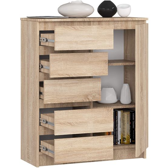 KOMODA K80 1D 5SZ PK DUB SONOMA