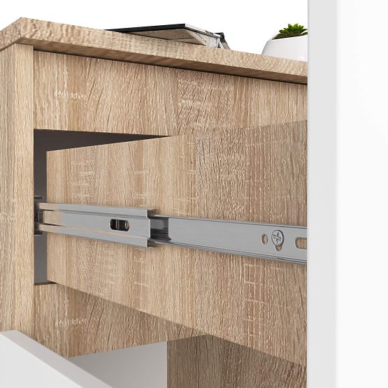 KOMODA K80 2D 1SZ CLP PK DUB SONOMA / BIELA