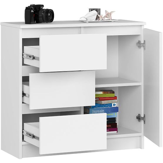 KOMODA K80 JERRY 1D 3SZ PK BIELA