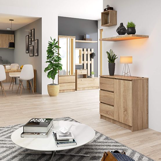 KOMODA K80 JERRY 1D 3SZ PK DUB SONOMA