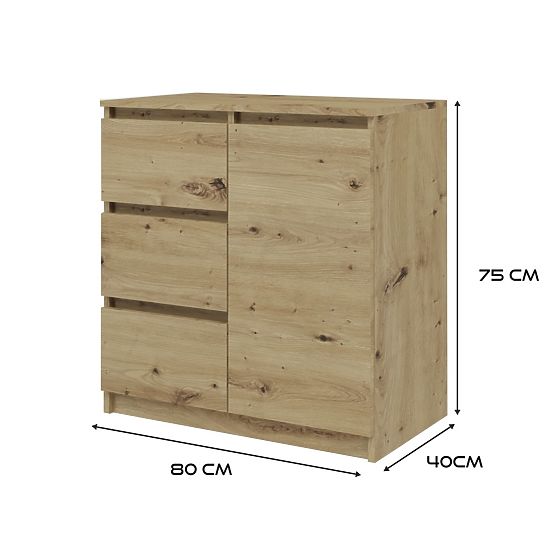 Komoda Malwa 1D3S ARTISAN