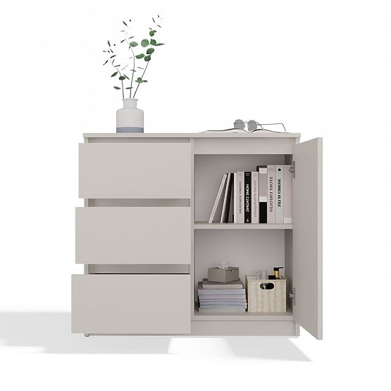 Komoda Malwa 1D3S KAŠMÍR BÉŽOVÁ