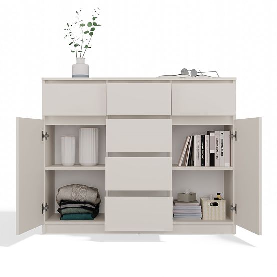 Komoda Malwa 2D6S KAŠMÍR BÉŽOVÁ