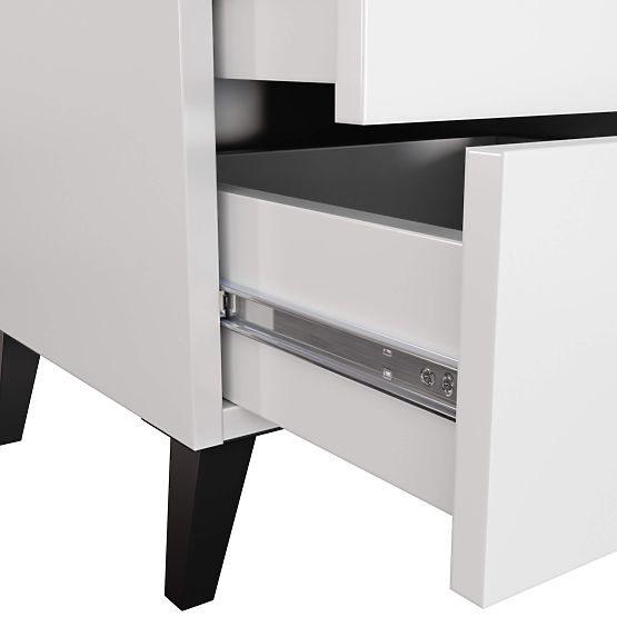 KOMODA MOBI K-02 BIELA ČIERNA