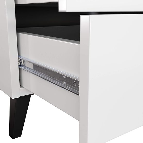 KOMODA MOBI K-05 BIELA ČIERNA