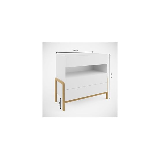 Komoda Viktor - biela