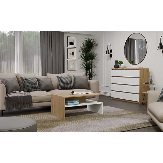 Konferenčný stolík Boston BOSTON ARTISAN BIELA