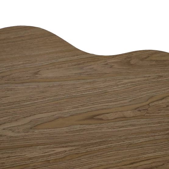 Konferenčný stolík Cosmo 90 cm, orech, oblý tvar