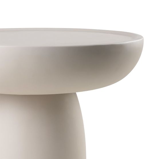 Konferenčný stolík Lagoon 60 cm, béžový, matný