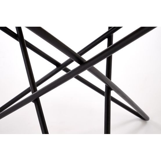 Konferenčný stolík LEILA, prírodný / čierny (1p=1ks)