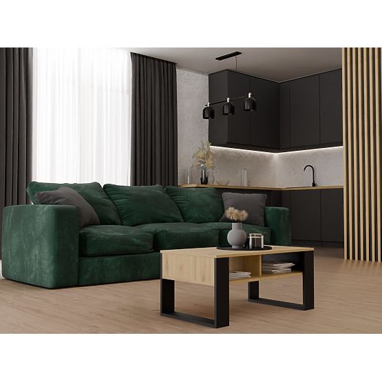 Konferenčný stolík Modern 2P ARTISAN ČIERNY