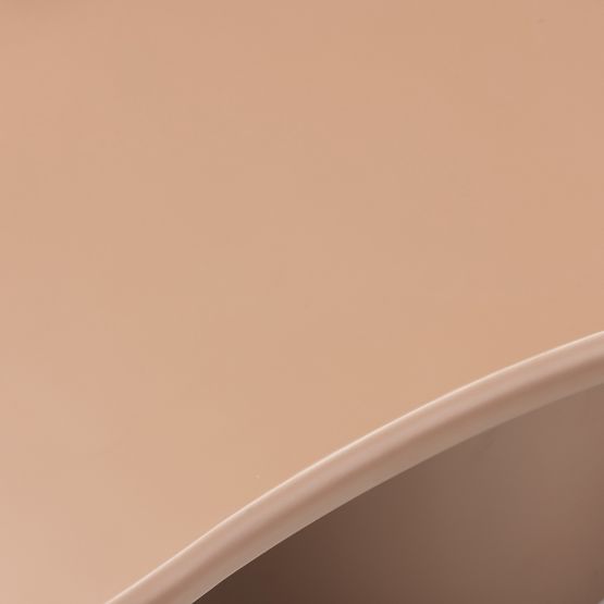 Konferenčný stolík Monaco škoricový, matný, oblé tvary