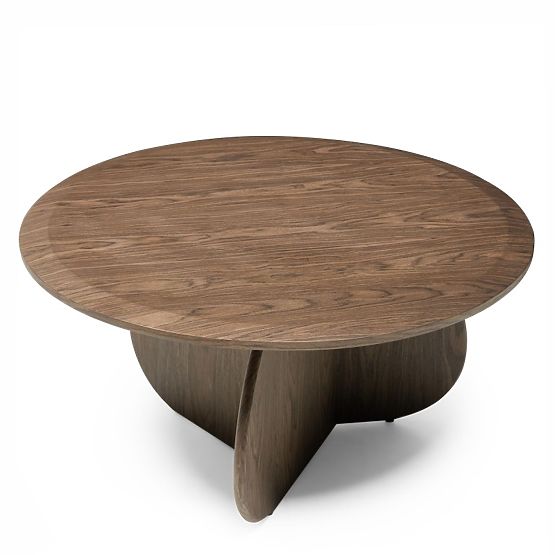 Konferenčný stolík Noku 80 cm, tmavý orech