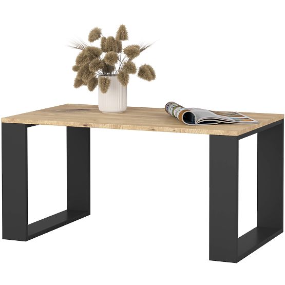 KONFERENČNÝ STOLÍK NOX DUB ARTISAN / ČIERNY