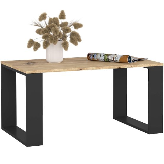 KONFERENČNÝ STOLÍK NOX DUB ARTISAN / ČIERNY