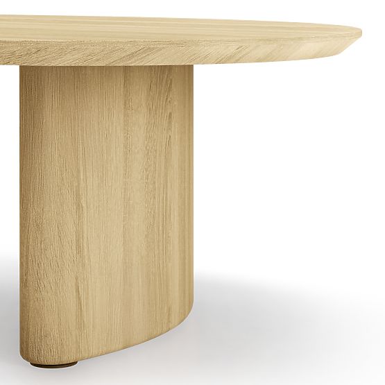 Konferenčný stolík Segretto, oválny, prírodný dub