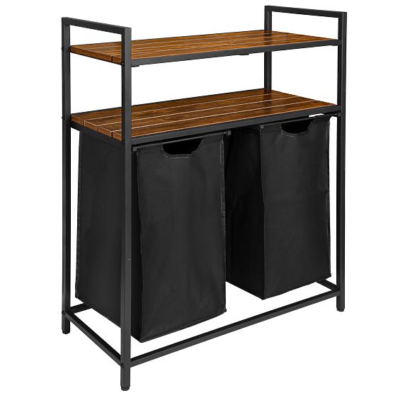 Kôš na prádlo s policami 2 komory MIRUN