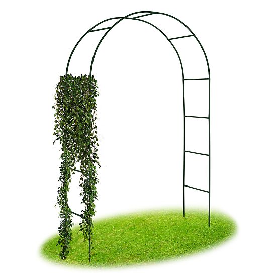 Kovová pergola oblúk čierna 240 cm