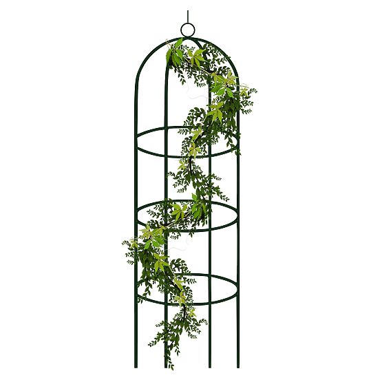 Kovová pergola stĺpik tmavozelená 190 cm