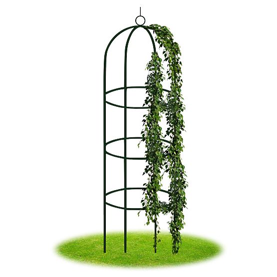 Kovová pergola stĺpik tmavozelená 190 cm