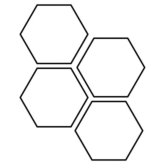 Kovový kvetináč polica čierna Honung Rustic loft