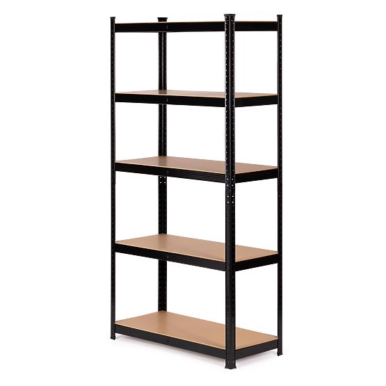 Kovový skladový regál do garáže a pivnice s 5 policami