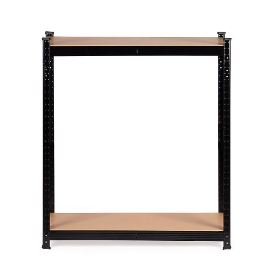 Kovový skladový regál do garáže a pivnice s 5 policami