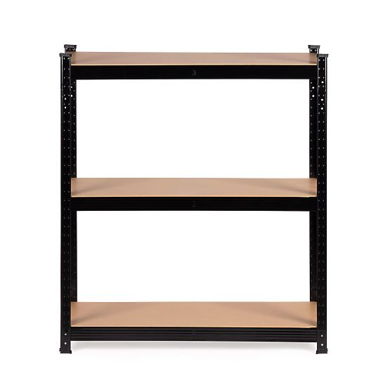 Kovový skladový regál do garáže a pivnice s 5 policami