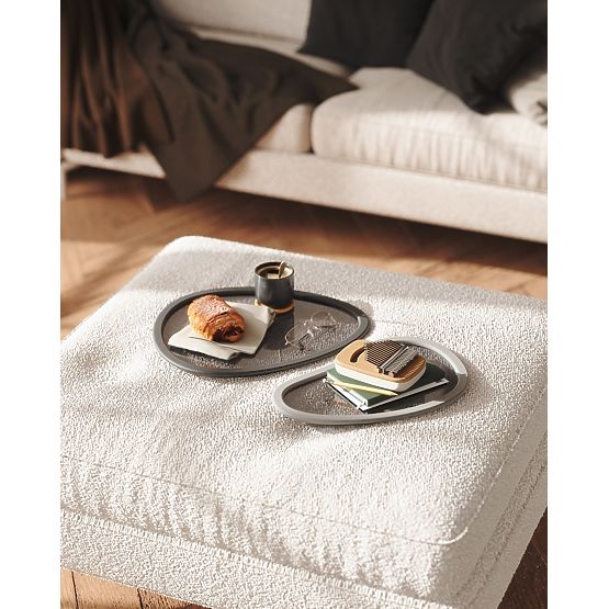 Kuchynské doplnky nepravidelného tvaru HUB farba grafitová štýl minimalistický umbra