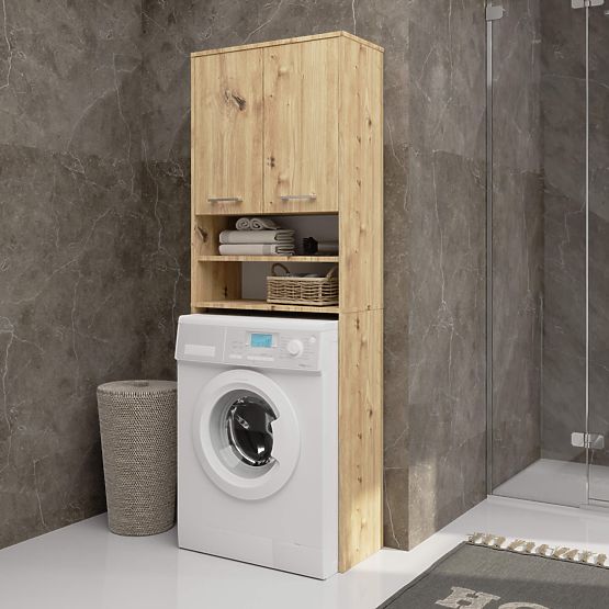 KÚPEĽŇOVÁ POLICA FIN NAD PRÁČKU DUB ARTISAN