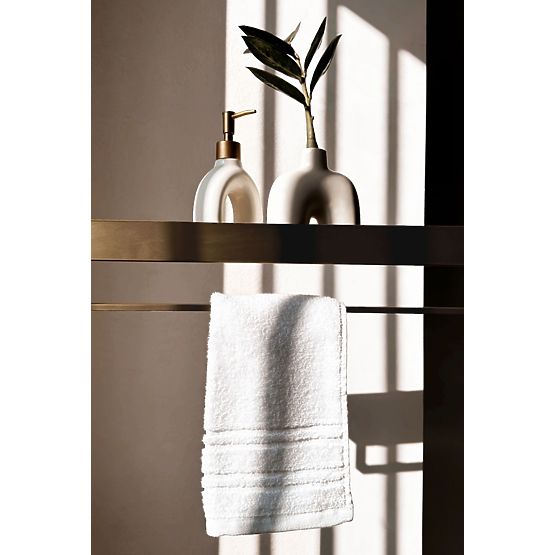 Kúpeľňová polička na vaňu SF01 45cm zlatá kartáčovaná