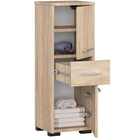 KÚPEĽŇOVÁ SKRINKA FIN STĹP 30 2D 1SZ 85cm PK DUB SONOMA
