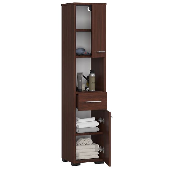 KÚPEĽŇOVÝ REGÁL FIN 2D 1SZ 1W WENGE