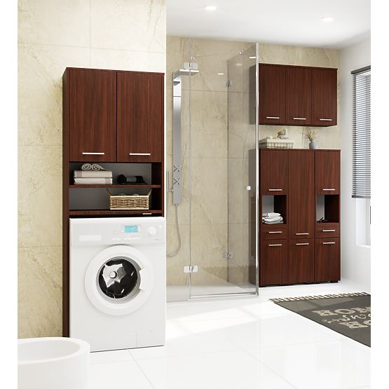 KÚPEĽŇOVÝ REGÁL FIN 2D 1SZ 1W WENGE