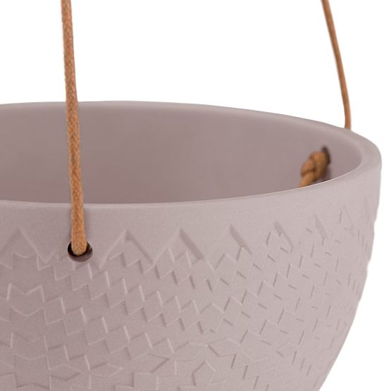 Kvetináč LOKAI farba cappuccino štýl boho do interiéru ameliahome