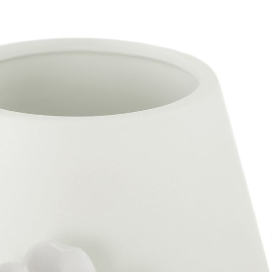 Kvetináč LUSITANO krémová farba klasický štýl pre vnútorné použitie ameliahome