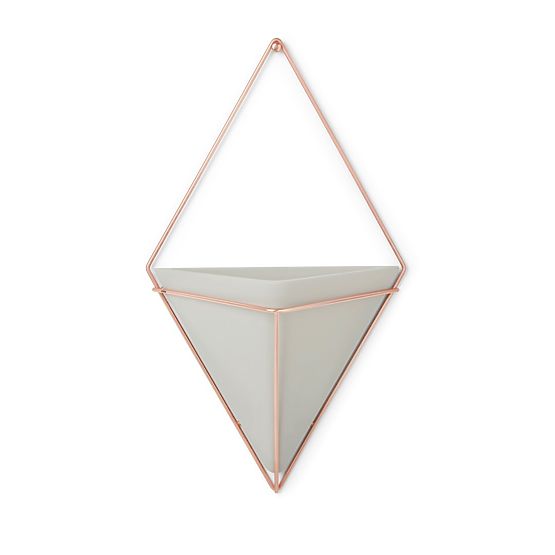 Kvetináč TRIGG moderný štýl umbra