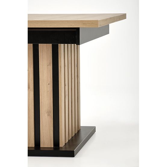 LAMELLO rozkladací stôl 160-210/90 cm dub artisan/čierny