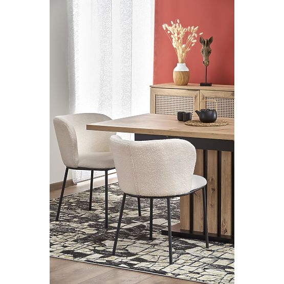 LAMELLO rozkladací stôl 160-210/90 cm dub artisan/čierny