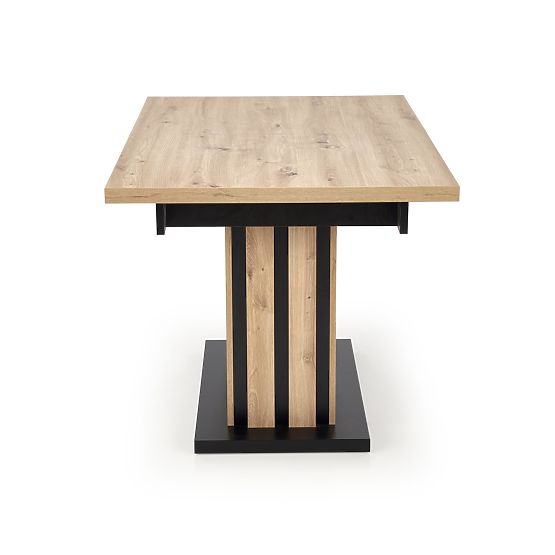 LAMELLO rozkladací stôl 160-210/90 cm dub artisan/čierny