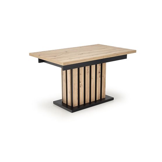 LAMELLO rozkladací stôl 160-210/90 cm dub artisan/čierny