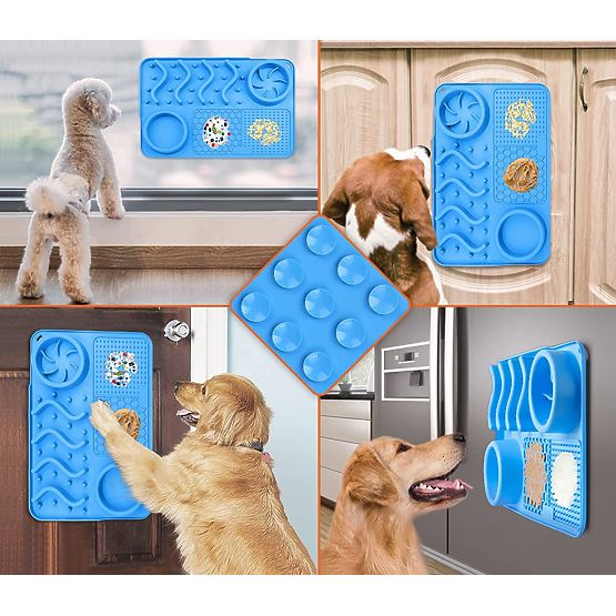 LICK MAT SPOMAĽUJÚCA JEDLO MODRÁ