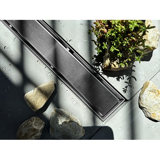 Lineárny odtok REA NEOX PRO Kartáčovaná oceľ 60