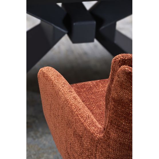 LUCIANO rozkladací stôl, doska: modrý mramor (2p=1ks)